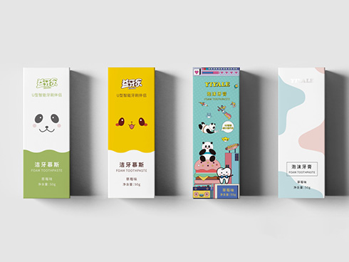 儿童牙膏盒包装盒