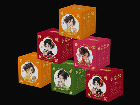 国风花茶包装盒